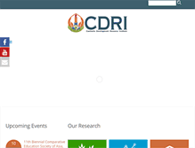 Tablet Screenshot of cdri.org.kh
